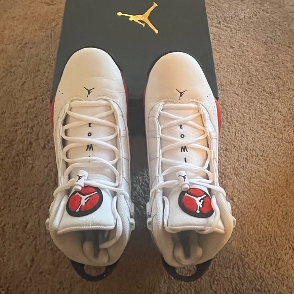 Men’s Red, black & white Jordans - Picture 2 of 8